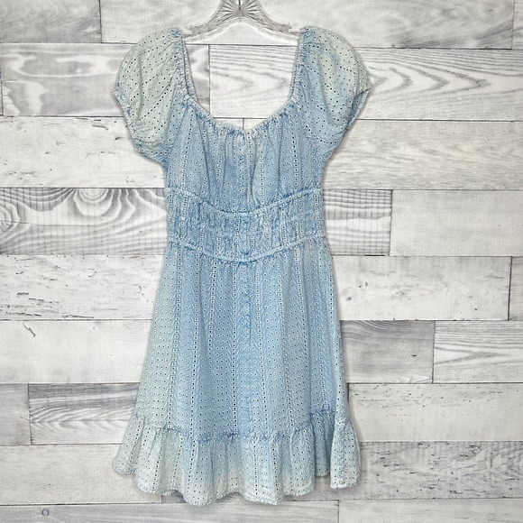 Sim & Sam Chambray Eyelet Dress - Picture 6 of 7